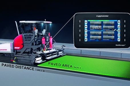 Dynapac lanzó el MatManagerTM, sistema innovador de automación para pavimentadoras