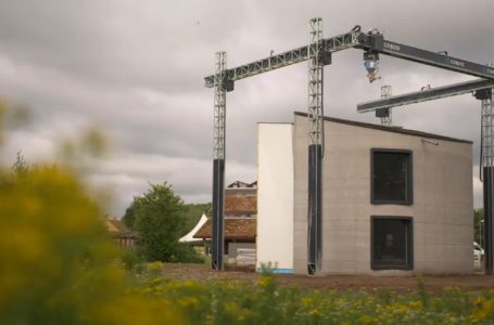 Asombroso: una casa de dos pisos fue impresa en 3D con cemento en sólo 15 días