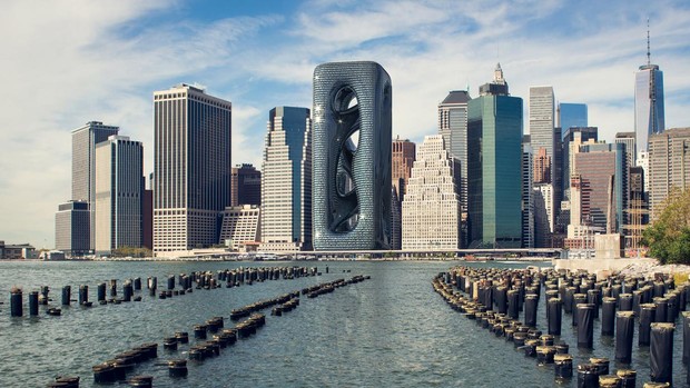 Un nuevo diseño de rascacielos para Nueva York... y no se parece a ningun