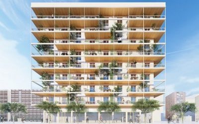 Edificio de viviendas sociales será la construcción en madera más alta de Cataluña