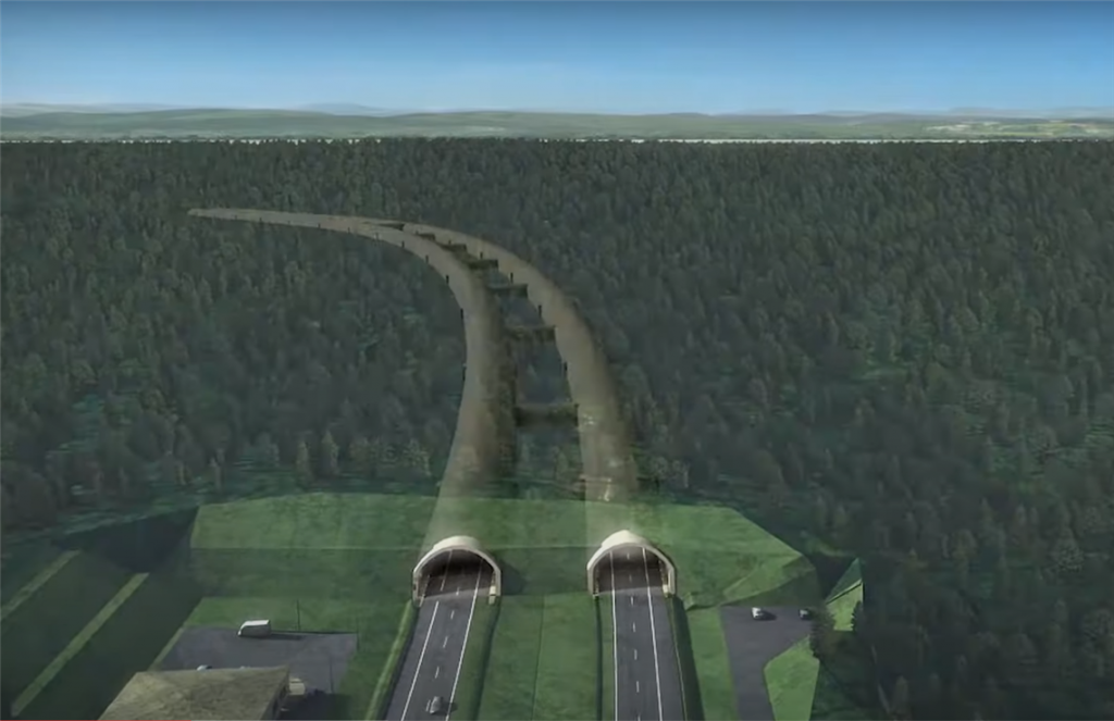 proyecto de carreteras y túneles en Polonia