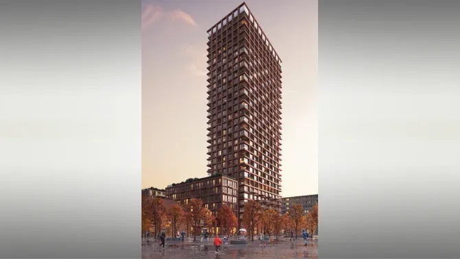 El edificio de viviendas de madera más alto del mundo medirá 100 metros y se construirá en Suiza 