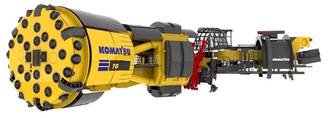Komatsu y Codelco acuerdan realizar pruebas para máquina tuneladora de vanguardia 