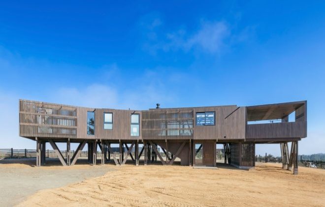 Casas de madera en la región de O'Higgins