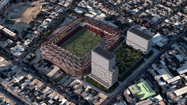 Cómo sería el renovado estadio de Unión Española y su moderno complejo deportivo 