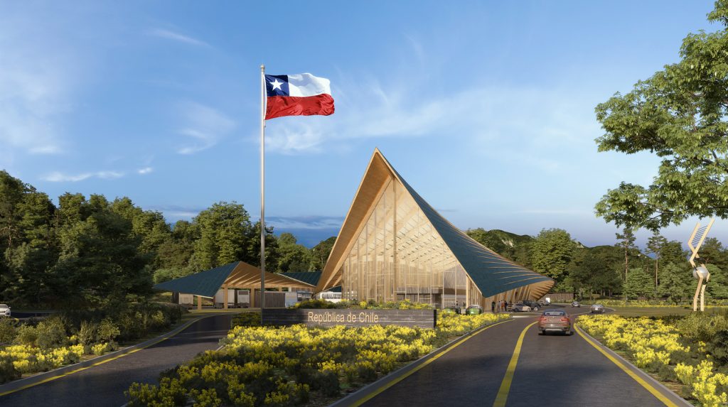 Ennead Architects presenta su diseño para una estación fronteriza entre Chile y Argentina