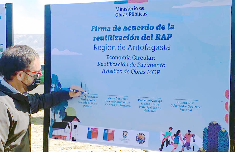 Firman acuerdo de economía circular para reutilización del RAP del Aeropuerto Andrés Sabella de Antofagasta
