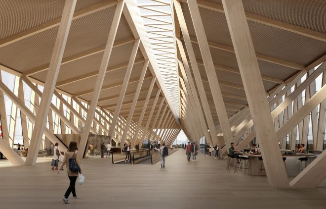 Terminal de aeropuerto de Zurich se construirá en madera