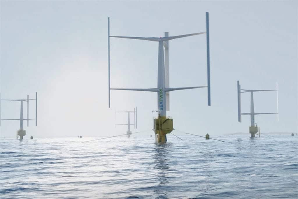 Un nuevo aerogenerador de eje vertical podría cambiar para siempre los parques eólicos marinos