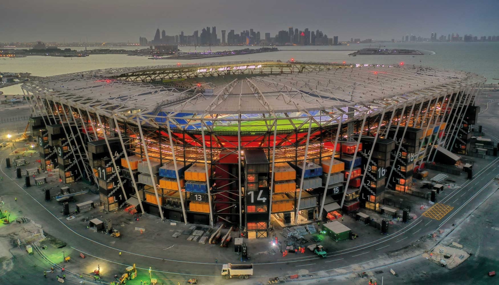 El estadio desmontable del Mundial de Qatar