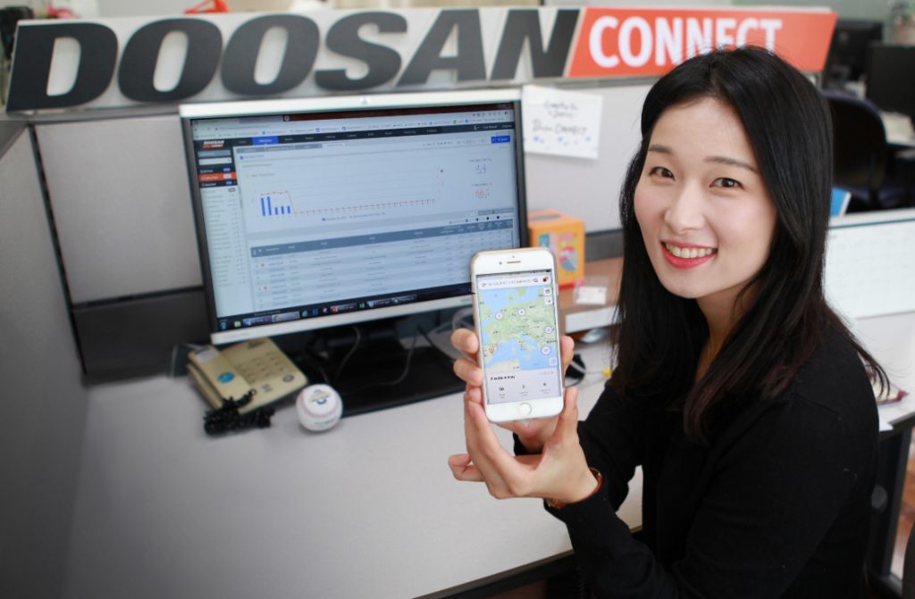 Nueva APP Doosan Connect para el control de maquinaria 