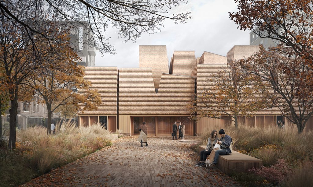 Henning Larsen diseña una iglesia con techos de madera en Copenhague
