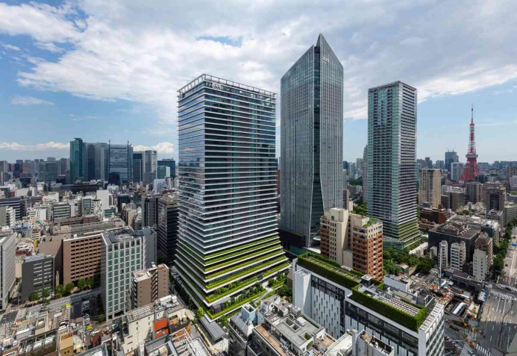  Dos torres de hormigón forman el mayor desarrollo urbano de Tokio