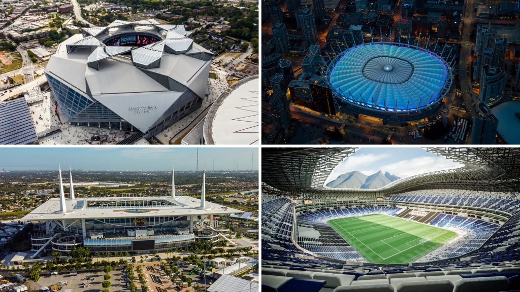 Conoce la lista completa de estadios de fútbol para la Copa Mundial de la FIFA 2026 en Estados Unidos, México y Canadá