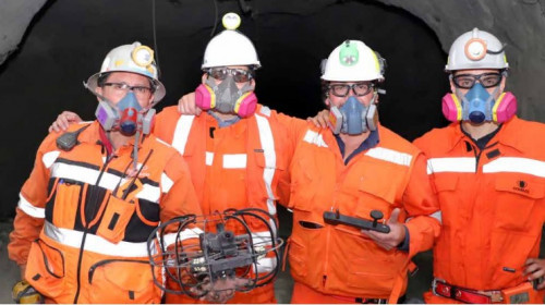 El Teniente usa drones para potenciar seguridad y producción en la mina subterránea