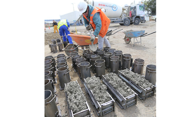 Proyecto entre Asmar y Umag permitirá reutilizar granalla en mezclas de construcción