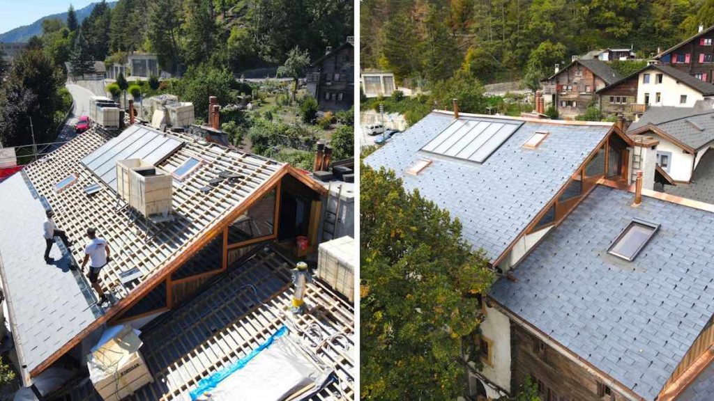las tejas solares suizas que se adaptan a cualquier tipo de arquitectura