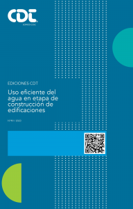 Uso eficiente del agua en etapa de construcción de edificaciones