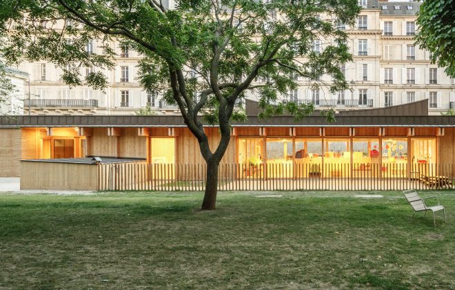 Sala cuna de vanguardia revivió un barrio histórico de París