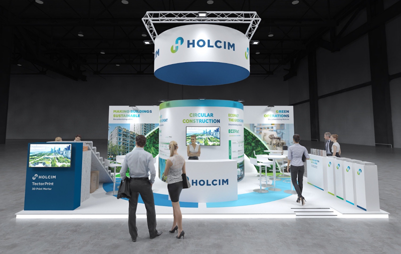 Holcim España presentó su gama de productos de baja huella de carbono en la feria Construmat