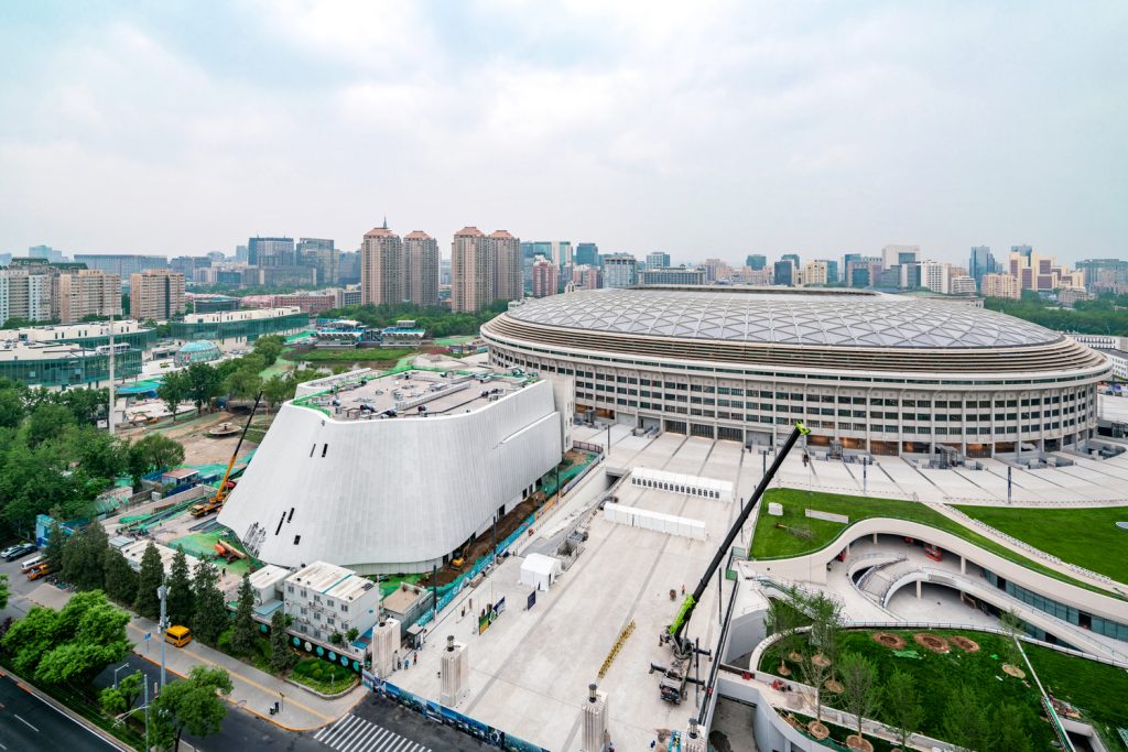 Así avanza la construcción de la Sala de conciertos de China diseñada por MAD Architects