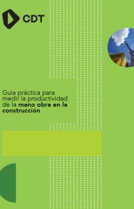 Guía Práctica para medir la productividad de la mano de obra en la construcción