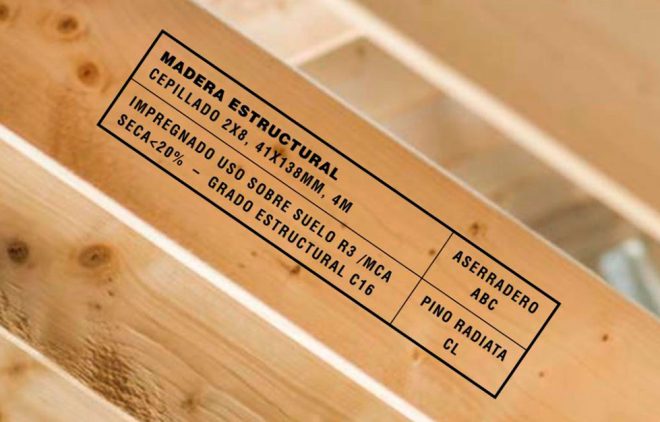 Entra en vigencia nuevo rotulado de la madera como requisito para la construcción