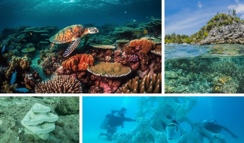 Los proyectos de arrecifes de coral impresos en 3D que revitalizan la biodiversidad marina