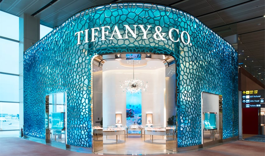 Tienda de Tiffany & Co. cuenta con una original fachada impresa en 3D