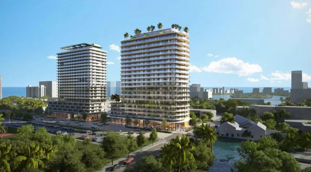 Un proyecto de USD 150 millones en Miami Beach planea construcción de torres residenciales gemelas